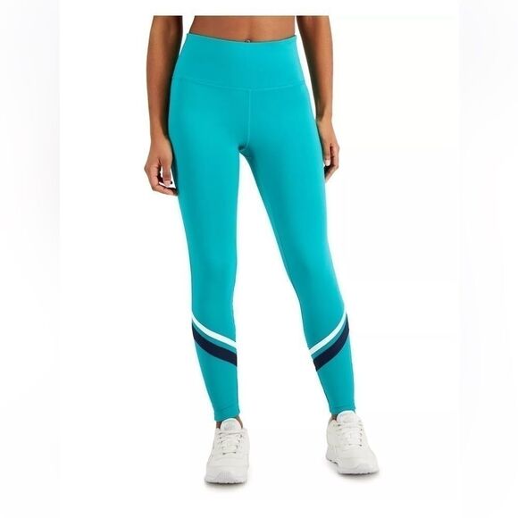 ID IDEOLOGY Women's Compression Colorblocked Side Pocket 7/8 Leggings, Reg 1x - Picture 4 of 11